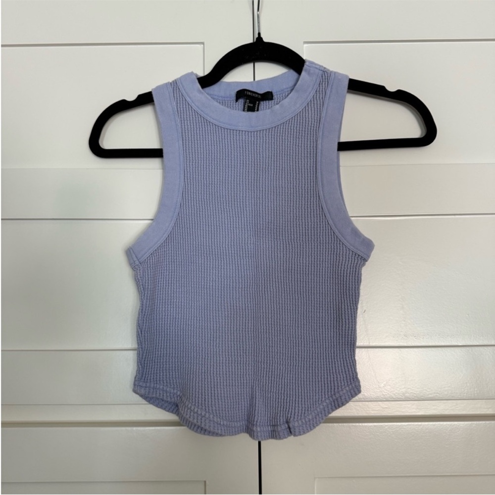 Forever 21 Light Purple Ribbed Tank Top